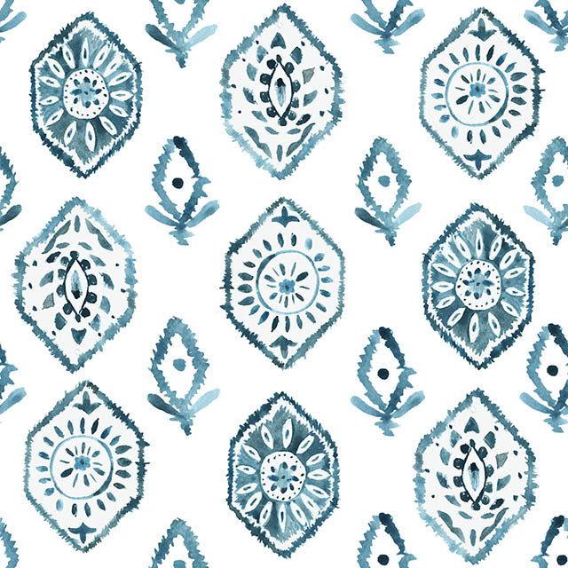 Taza Aegean - Quality Curtain Fabric For Sale UK