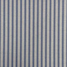 Striped Tetbury Ticking Upholstery Fabric in Grey and Off-White
