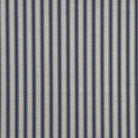 Tetbury Ticking Upholstery Fabric in Grey and White Stripes