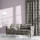 Thurston Floral Pink fabric on upholstered sofa – floral upholstery fabric