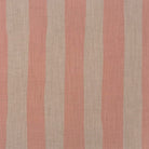 Flat image of Tirso Blush striped linen curtain fabric with pale pink hand-drawn stripes