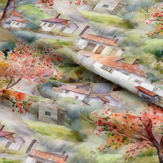Luxurious Tuscany Cotton Curtain Fabric - Flame designed with a durable and versatile material perfect for adding warmth and elegance to your home decor