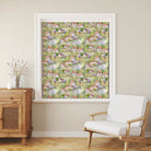 Durable and high-quality Tuscany Cotton Curtain Fabric in Green, ideal for creating a cozy and welcoming atmosphere