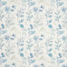 Verdure Verdigris - Leaf Pattern Curtain Fabric