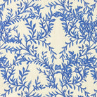 Vine Linen Curtain Fabric Delft – botanical vine design on linen union