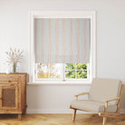 Warwick Stripe Burnt Ochre - Vertical Striped Curtain Fabric