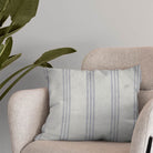 Warwick Stripe Navy - Striped Cushion Fabric