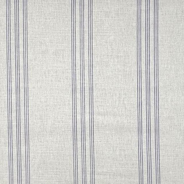 Warwick Stripe Navy - Striped Curtain Fabric