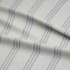 Warwick Stripe Navy - Striped Curtain Fabric For Sale
