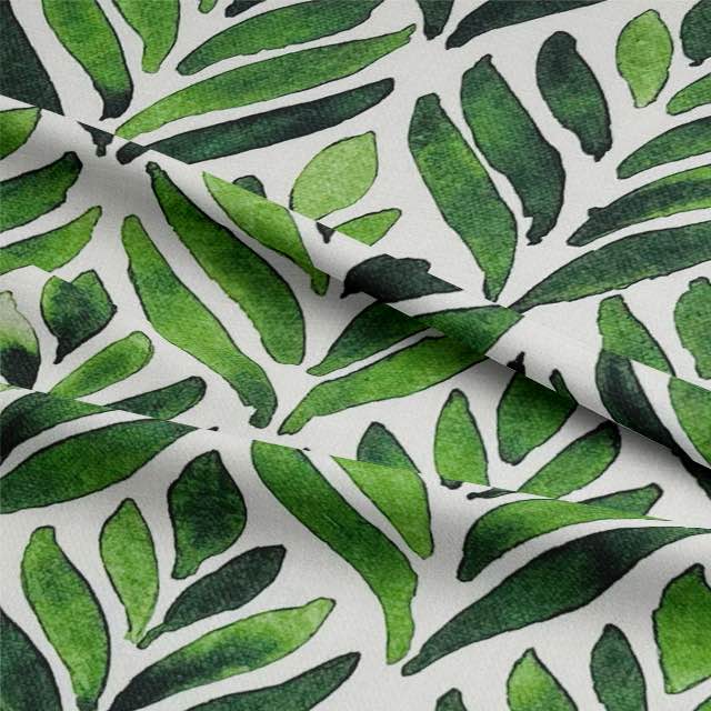 Beautiful watercolour leaves fabric perfect for crafting and home decor projects