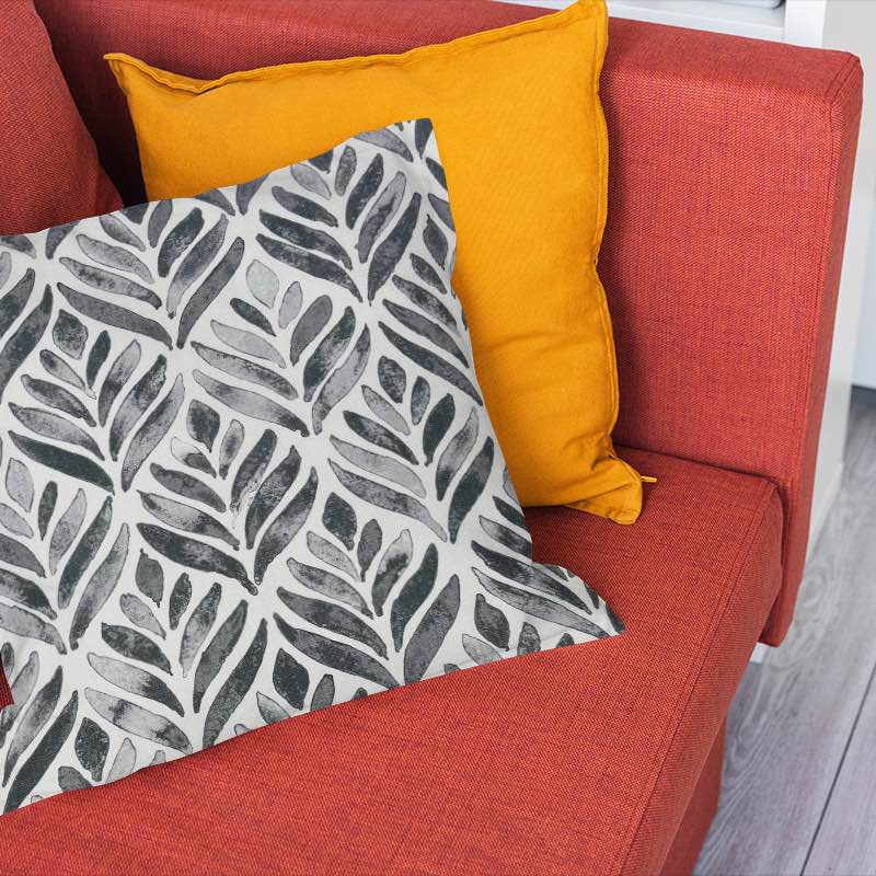 Beautiful watercolour leaves fabric with vibrant green and blue hues, perfect for crafting and home decor projects