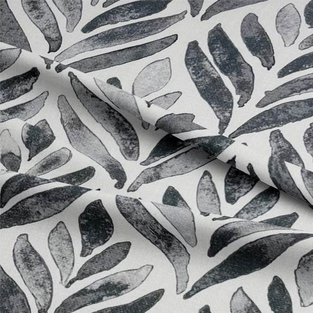 Beautiful watercolor leaves fabric, great for DIY home decor projects
