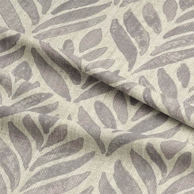 Watercolour Leaves Upholstery Fabric - Soft, durable fabric with green, blue and yellow watercolour leaf pattern, perfect for adding a natural touch to any furniture piece