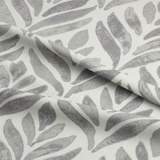 Beautiful watercolour leaves fabric with vibrant green and blue hues for craft and sewing projects