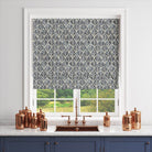 Beautiful watercolour leaves fabric with vibrant green and blue botanical patterns