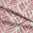 Watercolour Leaves Upholstery Fabric featuring a beautiful botanical design in shades of green and blue, perfect for adding a touch of nature to your home decor