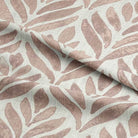 Beautiful watercolour leaves fabric with vibrant green and blue hues, perfect for creating stunning home decor and fashion items