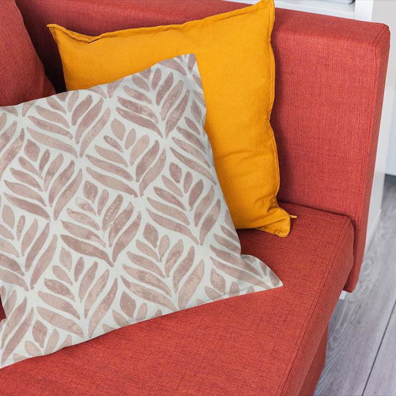 Beautiful watercolor leaves fabric with a variety of green and yellow foliage patterns, perfect for crafting and home decor projects