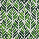 Flat image of Watercolour Foliage Velvet Fabric in Bottle Green – printed velvet leaf design upholstery fabric