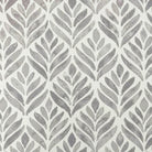 Flat image of Watercolour Foliage Velvet Fabric in Grey – versatile velvet upholstery fabric with leaf motif
