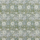 William Floral upholstery fabric in Green tone – flat fabric texture