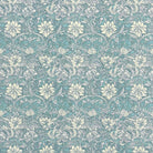 William Floral upholstery fabric in Wedgewood colourway – flat lay