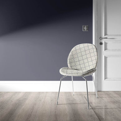 York Check Midnight Navy - Linen Upholstery Fabric For Sale