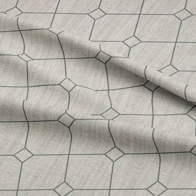 York Check Reesada - Linen Upholstery Fabric UK