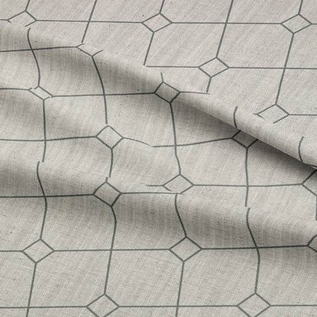York Check Reesada - Linen Upholstery Fabric UK