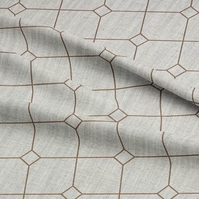 York Check Sunflower - Linen Upholstery Fabric UK