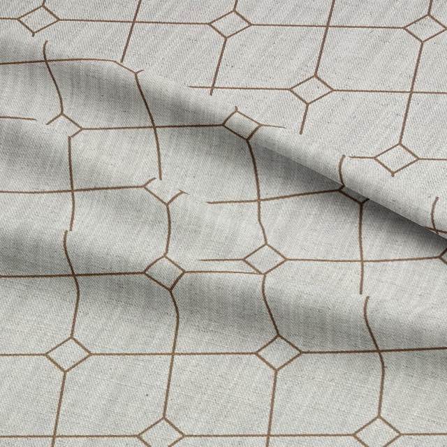 York Check Sunflower - Linen Upholstery Fabric UK