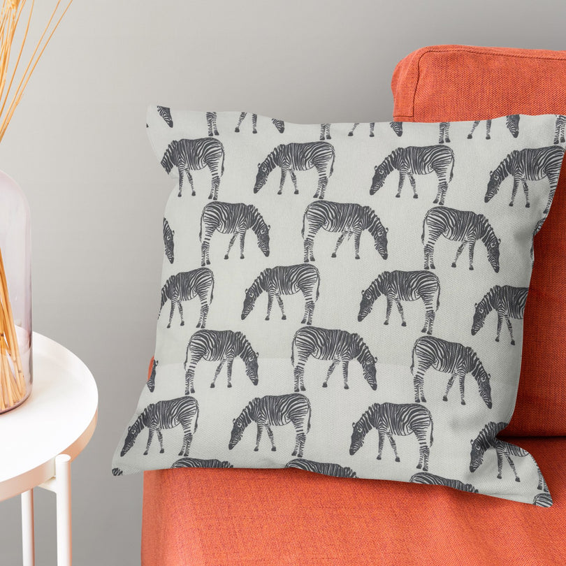 Zebra Cotton Curtain Fabric