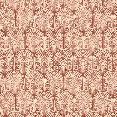 Alwar Linen Fabric Sample - Henna