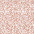 Baran Linen Curtain Fabric in Terracotta color draped in a living room setting
