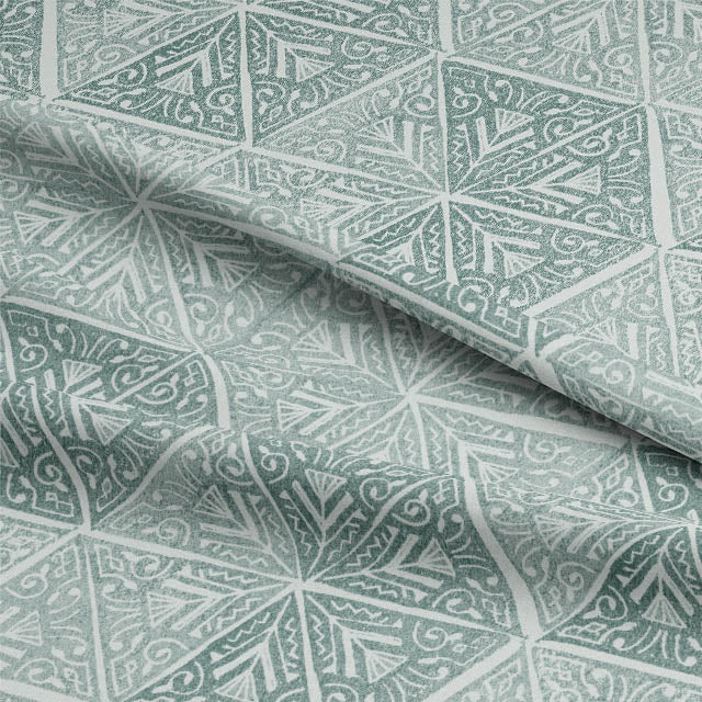 Beautiful teal Bhiwadi Linen Curtain Fabric, perfect for adding a pop of color and sophistication to any room