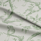 Luxurious Bilberry Linen Curtain Fabric - Green for elegant and stylish window treatments