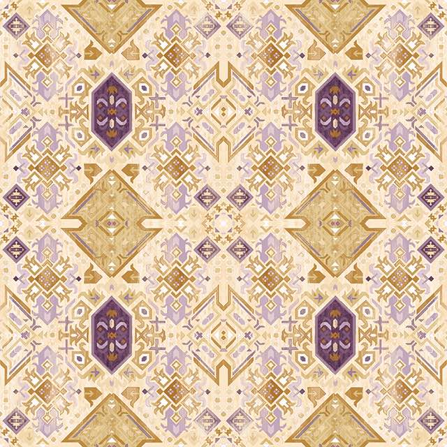 Boho Bursa Linen Curtain Fabric in Ochre color hanging on a window
