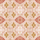Boho Ordu Linen Curtain Fabric in Terracotta color flowing in the wind