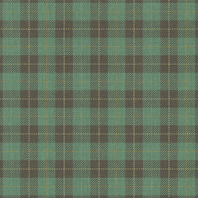 Buie Plaid Linen Curtain Fabric in Green, perfect for adding a touch of nature to your home decor