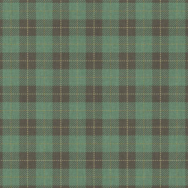 Buie Plaid Linen Curtain Fabric in Green, perfect for adding a touch of nature to your home decor