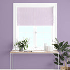 Lilac Candy Stripe Cotton Curtain Fabric Perfect for Adding Elegance to Any Room