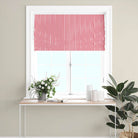 Scarlet-colored curtain fabric made from durable and soft cotton material
