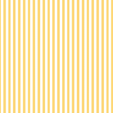 Candy Stripe Cotton Curtain Fabric - Ochre, with horizontal ochre and white stripes, perfect for brightening up any room Ideal for a playful, modern and colorful interior design theme This versatile fabric is perfect for curtains, cushions, and upholstery Made from 100% cotton, it is soft, durable, and easy to care for