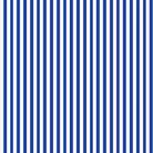 Candy stripe cotton curtain fabric in royal blue with white stripes