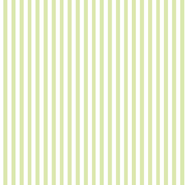 Candy Stripe Cotton Curtain Fabric in Willow green, perfect for spring decor