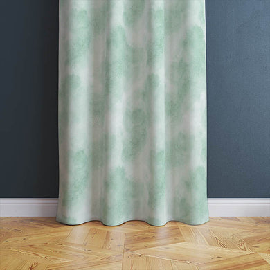 Sustainable Green Curtain Fabric made of Cloud Cotton with Wrinkle-Resistant Properties