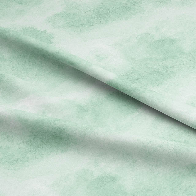 Soft and delicate green curtain fabric made of high-quality cloud cotton fibers