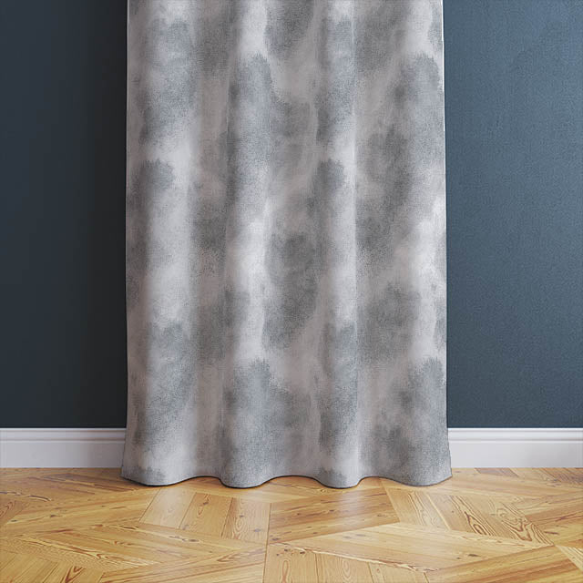 Elegant and timeless Cloud Cotton Curtain Fabric - Grey, ideal for creating a serene atmosphere
