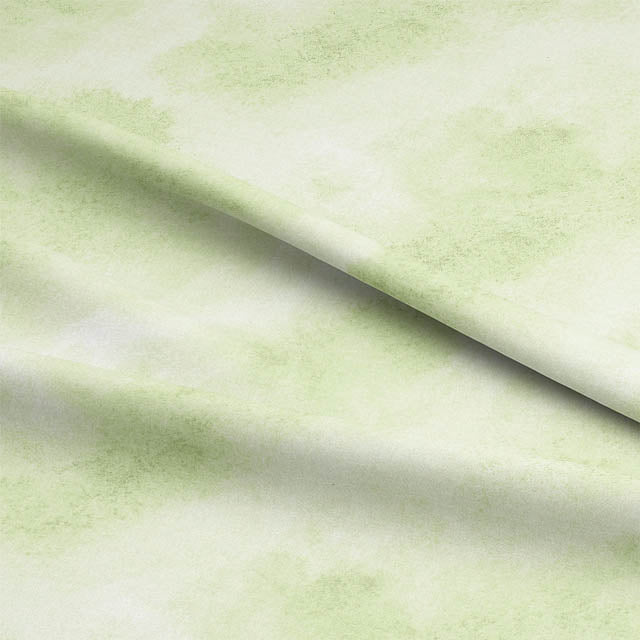 Lime Cloud Cotton Curtain Fabric draping elegantly in a sunlit room
