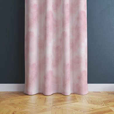 Lightweight and elegant pink curtain fabric, perfect for a serene atmosphere